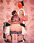 Norman Rockwell Famous Paintings - The Tattooist